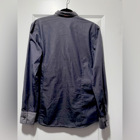 Boss Hugo Boss Orange Long Sleeved Buttoned Up Shirt For Men. Size Large. - Picture 6 of 6